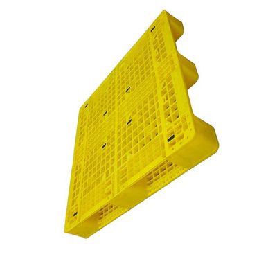 Polypropylene Yellow Plastic Pallets Reusable 43x43 Plastic Pallets