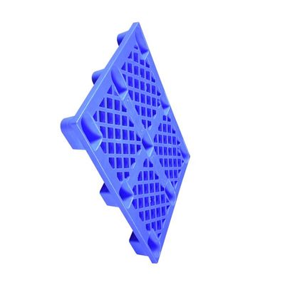 1200 X 800 Nestable Plastic Pallet Blue PE Rackable Logistics Transportation