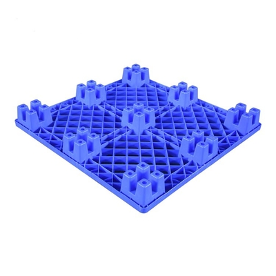 Blue HDPE Nestable Plastic Pallet 2000Kg Static Load Pallet 1100 X 1100 X 145