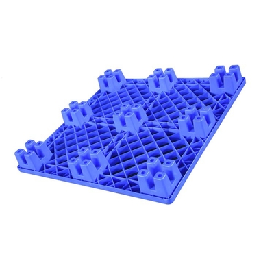 Blue HDPE Nestable Plastic Pallets 1100 X 1100 600Kg Dynamic Load For Medical
