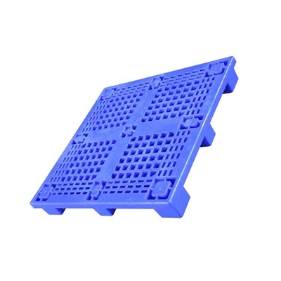 Food Factory Flat Plastic Pallet 1000 X 1000 X 140 Blue HDPE 0.6T Load