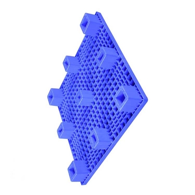 2000Kg Load Flat Injection Pallet 100 X 100 Cm HDPE Blue Material
