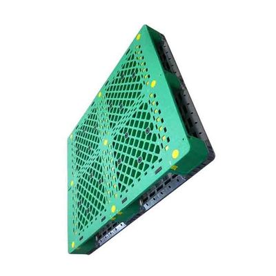 Polypropylene Green Plastic Pallets 1200*1000mm For Storage