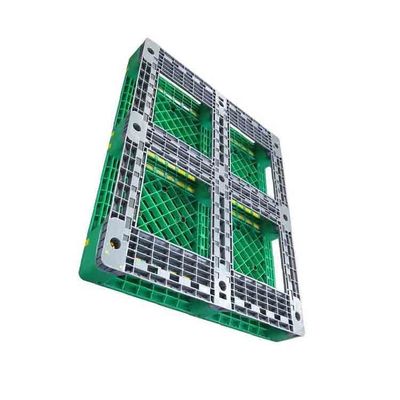 Polypropylene Green Plastic Pallets 1200*1000mm For Storage