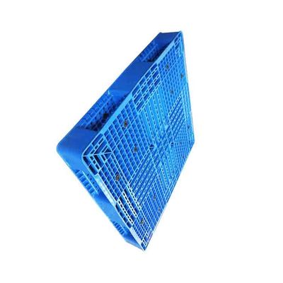 Industrial Double Faced 43x43 HDPE Plastic Pallets Blue