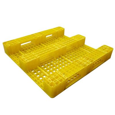 Yellow Plastic Pallets 110x110cm Plastic Storage Pallets Euro Style