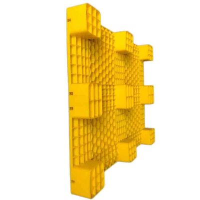 Warehouse PP Rackable Yellow Plastic Pallets 1200 X 1000