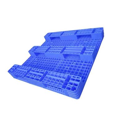 Blue Customized Static Load Flat Plastic Pallet 1200x1200 HDPE