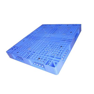 2T Grid 1300 X 1100 Rackable Blue Plastic Pallets Used In Pharmaceuticals