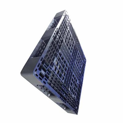 Industrial 1100 X 1100 Polyethylene Black Plastic Pallet 3T Dynamic Load