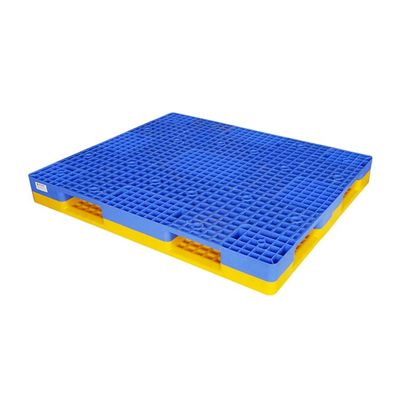 Double Faced 1400*1200mm Rackable Plastic Pallet 1500Kg Racking Load