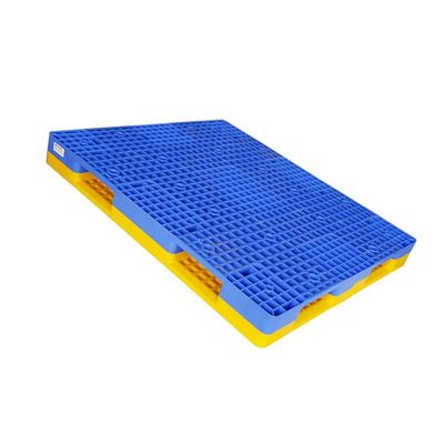 Economy Double Faces 55*48 Stackable Plastic Pallets 1.5T Racking Load
