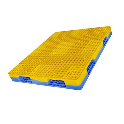 Economy Double Faces 55*48 Stackable Plastic Pallets 1.5T Racking Load