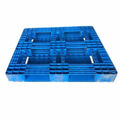 Polypropylene Solid Top Plastic Pallets Euro 120*100cm Recycled Plastic Pallet Half Flat