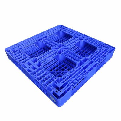 PE Heavy Duty 43x43 Plastic Pallets Euro Flame Retardant 2 Way Entry