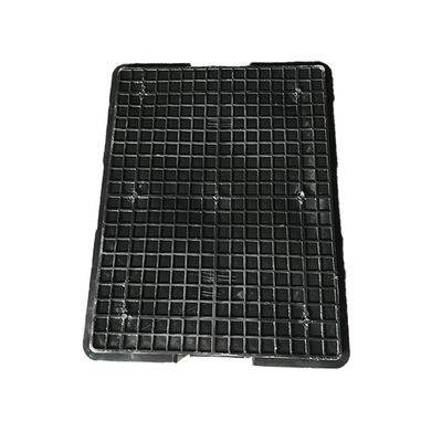 Black ESD Storage Plastic Logistic Box 54x42 Eco Friendly Recyclable