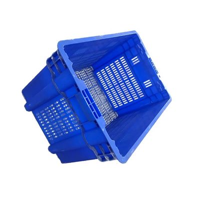 2Kg Nestable Plastic Moving Crate 600 X 400 For Vegetable Market