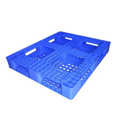 HDPE Plastic Pallets 1.2x1m Solid Top Rackable Pallet For Warehouse 0.8T Static Load