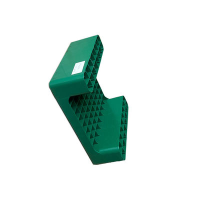 Green HDPE 450x350 Stackable Plastic Pallet For Warehouse Port