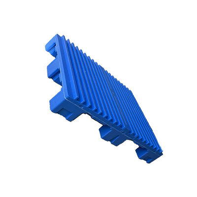 HDPE 1060x750 Rackable Plastic Pallets 4000Kg Logistics  Double Faced