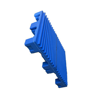HDPE 1060x750 Rackable Plastic Pallets 4000Kg Logistics  Double Faced