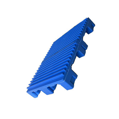 ASI 106X75 PE Heavy Duty Pallet Blue Jagged 4000Kg Custom Logo