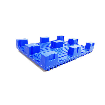 ASI 106X75 PE Heavy Duty Pallet Blue Jagged 4000Kg Custom Logo