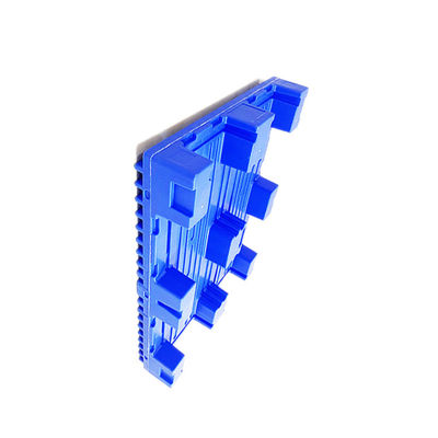 1060x750 Printing Industry Plastic Pallet 1500Kg Dynamic HDPE Single Faced