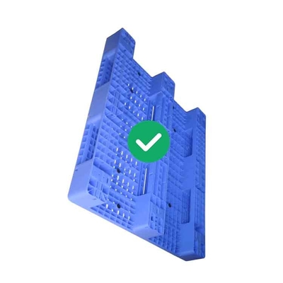 FDA PE Warehouse Plastic Pallet 2000Kg Load 1300X1100 Open Top Deck