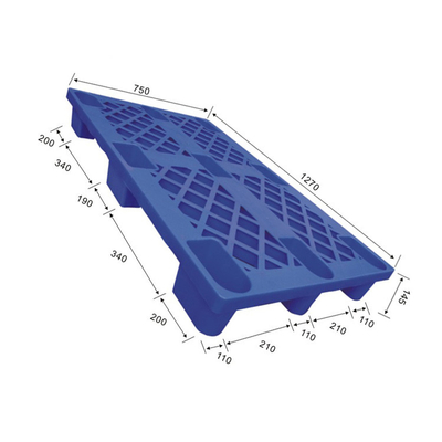 1270x750 Stackable Plastic Pallet HDPE Recycled 1500Kg Static