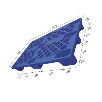 1270x750 Warehouse Plastic Pallet Snap Lock 1500Kg Static HDPE