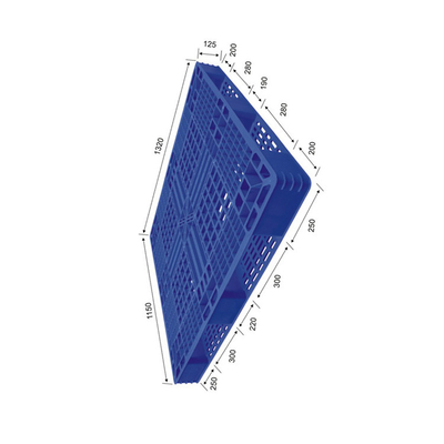 Recyclable HDPE Nestable Plastic Pallets PP FM 4000Kg Static For Port