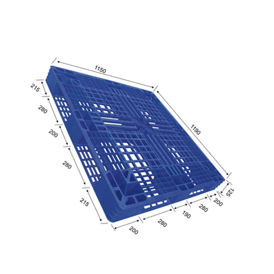 Ergonomic PE Plastic Pallet 1190x1150 Dynamic 1200Kg Seamless Conveyance