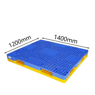PE Virgin HDPE Rackable Plastic Pallets 1200x1400x150 Warehouse 6000Kg