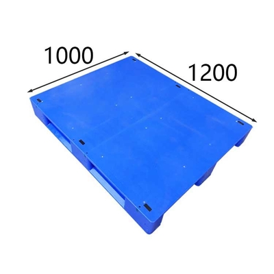 Polypropylene Double Face Pallet Economy PE Blue 1200 X 1000 For Forklift