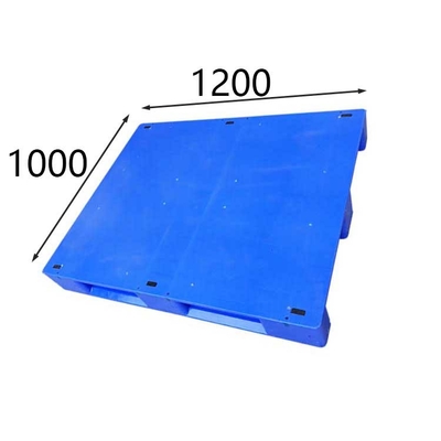 Reinforced Euro Plastic Pallets 1200 X 1000 Blue HDPE / PE Flat Heavy Duty